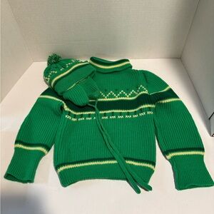 Cozy Green Kids Matching Set